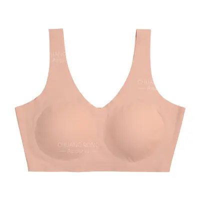 Kadın U Yaka Arkası Açık Hafif Spor Sütyen, Çıkarılabilir Göğüs Pedi, Dikişsiz - 9