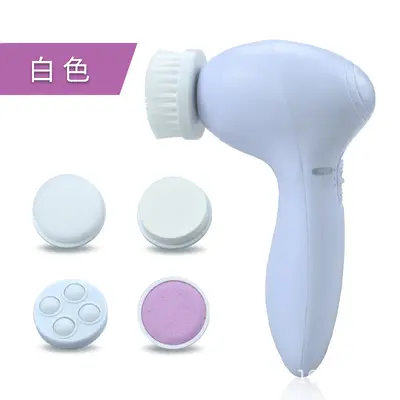 Electric five-in-one, seven-in-one facial cleansing device, rotating tool, pore cleaning brush, large LED beauty device. - 10