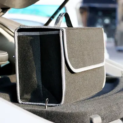 Filz-Aufbewahrungsbox faltbar großvolumig Auto-Aufbewahrungsbox Autozubehör verschiedene Organizer-Werkzeugkasten