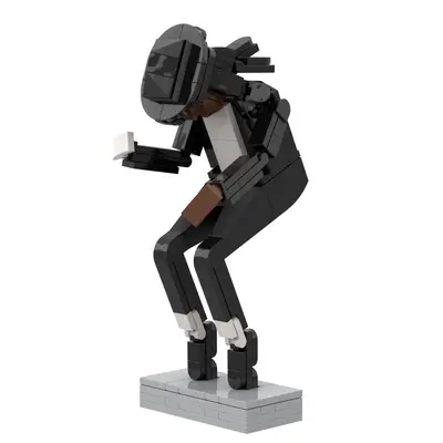 Michael MJ MOC Süs Modeli LEGO Küçük Parça Uyumlu Yapı Blokları Seti