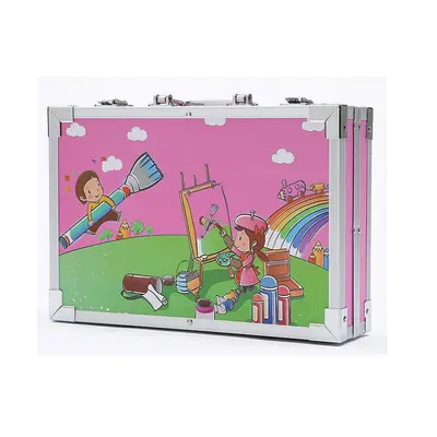 145-piece double-layer aluminum box children's paint brush art set watercolor pencil colored pencil art supplies paint brush direct sales - 11