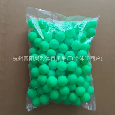 Frosted Colored Ping Pong Balls, 40mm PP, Seamless, No Print - 12