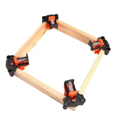 Plastic Right-Angle Woodworking Clamp for Quick Fixing