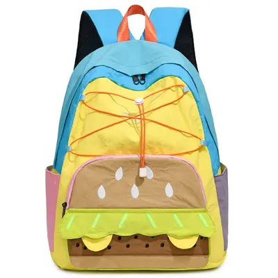 Cute Cartoon Women's Student Backpack, Large Capacity Daily Casual Bag - 6