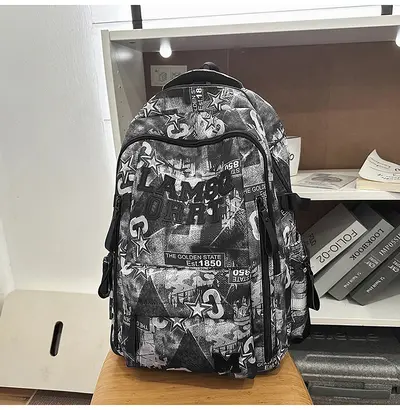 Lightweight School Backpack, Large Capacity, for High School Students - 6