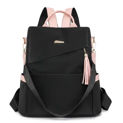 Women's Anti-Theft Backpack 2025 New Fashion Soft Leather Dual-Purpose Large Capacity Travel Backpack Lightweight Daily School Bag - 10