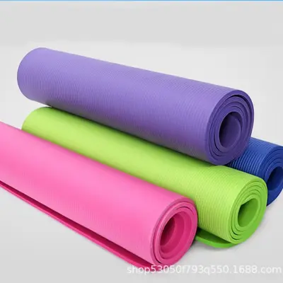 Thick, Wide and Long Non-Slip Yoga Mat for Women, Soft Fitness Mat - 4