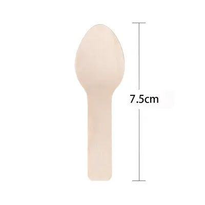 Disposable Birch Wood Knife, Fork and Spoon Set, Biodegradable - 8