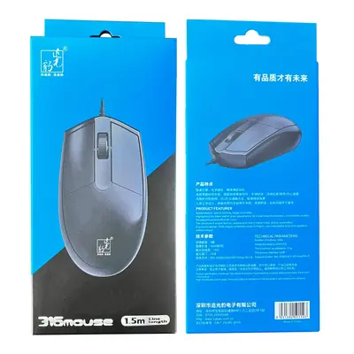 1.5 m hattı yeni ürün Chasing Light Leopard 316 ofis ev kablolu USB optik bilgisayar faresi fabrika özel toptan