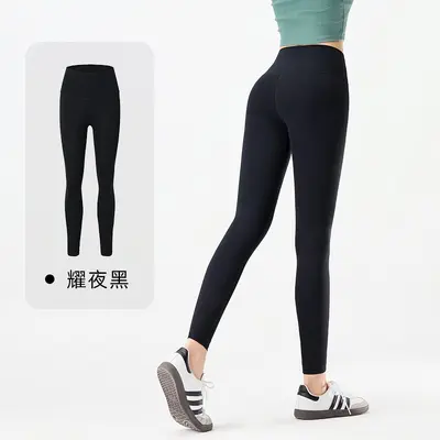 Women's Summer Thin High-Waist Butt-Lifting Breathable Yoga Pants - 7
