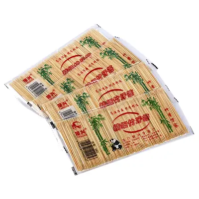 Bamboo toothpicks double-ended, natural, bulk