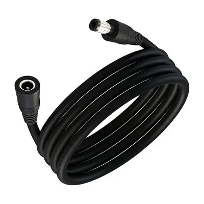 DC5521/5525 18AWG male-female extension cable for security cameras