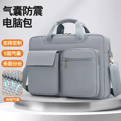 16 Inch Laptop Bag, Oxford Cloth, Multi-Pocket Briefcase