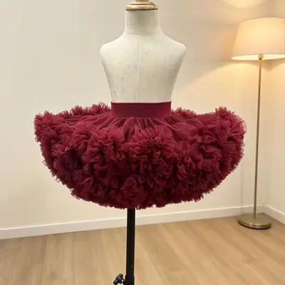 Mädchen-Halbrock Tutu, weicher Tüll im Lolita-Stil - 7