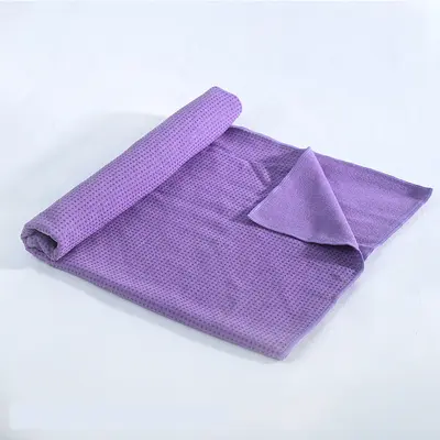 Yoga matı havlusu, mikrofaser, kaymaz, taşınabilir - 8