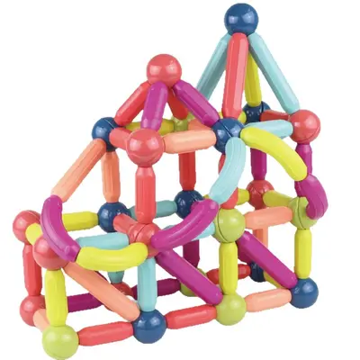 Strong Magnetic Rod Set, Educational Toy for Children - 6