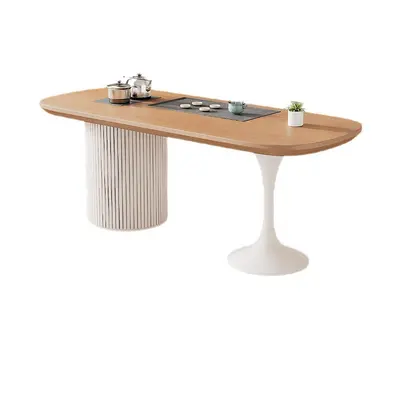 Massivholz-Teetisch mit Stuhl-Set für kleine Wohnungen und Balkone