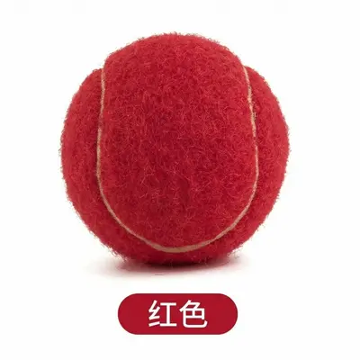 Elastischer Hundetennisball, bissfest, zum Zahnen, mit Quietscher - 11