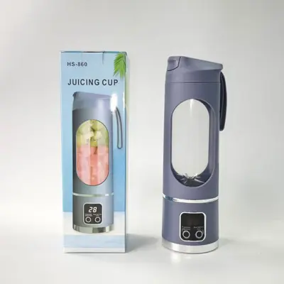 Taşınabilir smoothie mikseri, 12 bıçaklı, şarjlı buz kırıcı - 8