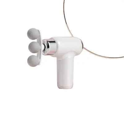 Three-head mini massage gun for neck