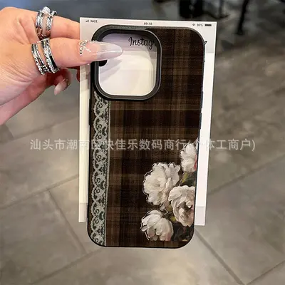 Plaid Phone Case for iPhone 16 Pro Max