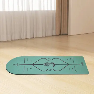 Halbkreis-Yogamatte PU+Gummi Naturkautschuk rutschfest