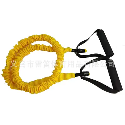 Single-Bar Chest Expander with Resistance Rope - 7