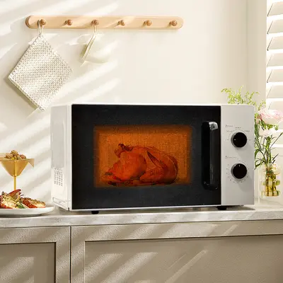 Visible Glass Household Microwave Oven with Turntable