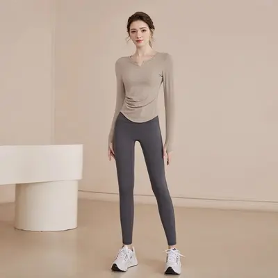 Women's 2026 Spring Yoga and Pilates Training Set, Breathable Tight Fit - 13