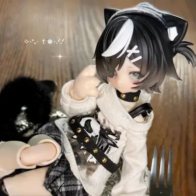 Moonlight Fairy Tale 8 cm BJD hareketli figür, kör kutu - 10