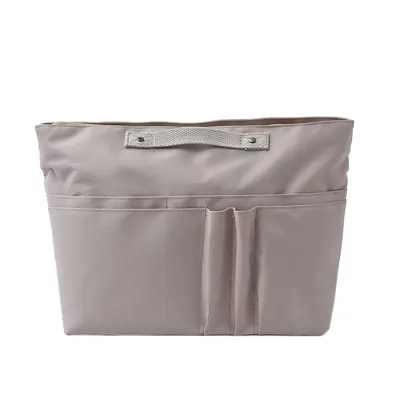Large Capacity Nylon Women's Cosmetic Bag with Wet-Dry Separation - 10