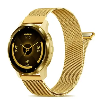 Garmin Venu ve Forerunner 570/265/255 uyumlu Milanese metal kordon - 10