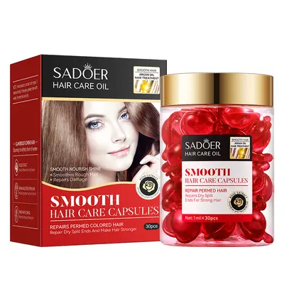 SADOER Argan Yağlı Saç Bakım Kapsülü, Gül Özlü Saç Bakım Yağı - 9