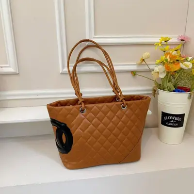 Diamond Quilted Women's Tote Shoulder Bag, Large Capacity, 2026 Style - 10
