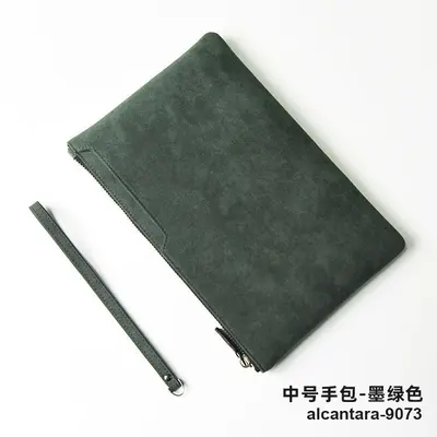 Men's Waterproof Leather Clutch Bag, Large Capacity - 9