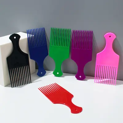 632 factory direct supply oil head comb professional styling collection hair fork comb large back head aircraft header placement comb export model - 11