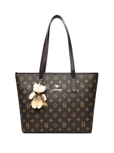 Women's Large Printed Tote Bag for Commuting - 6