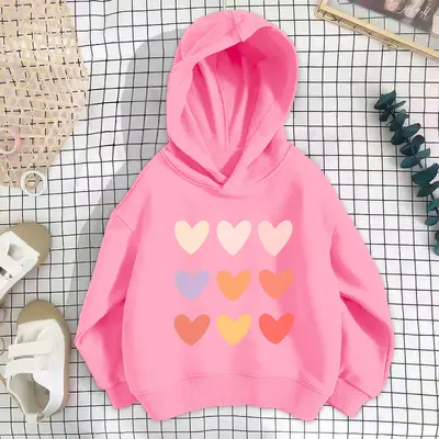 Mädchen-Kapuzenpullover, Frühling/Herbst, koreanischer Stil