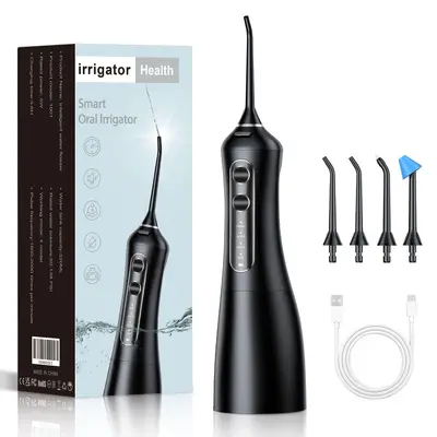 Electric Water Flosser Portable High-Frequency Pulse Dental Cleaner - 7