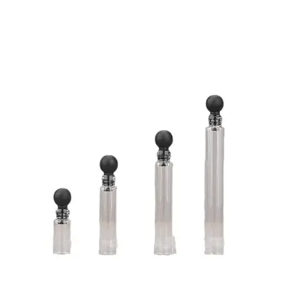 B016-0.5ml 1ml 2ml 3ml parfüm esansiyel yağ örnek dağıtım şişesi örnek cam şişe test tüpü deneme şişesi kapakları