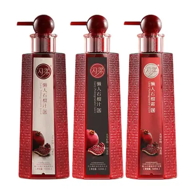 Granatapfel-Antischuppen-Shampoo und Granatapfel-Haarmaske Set - 2