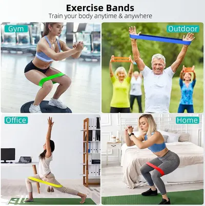Elastic Resistance Band for Fitness, Yoga and Pull-Up Training - 5