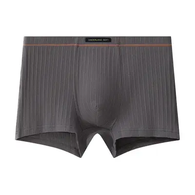 Men's Vertical Striped Boxer Briefs, Breathable, Mid-Waist - 9