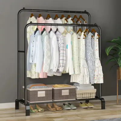 Freestanding Clothes Rack for Bedroom, Simple Coat Rack