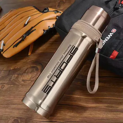 Doppelwandiger Vakuum-Thermobecher aus Edelstahl - 9