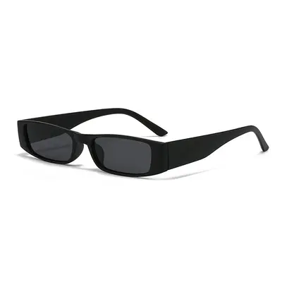 Retro Small Square Frame Sunglasses with UV Protection - 7