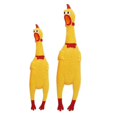 Rubber Squeaky Dog Toy, Bite-Resistant, for Small and Medium Dogs - 6