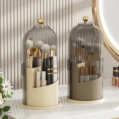 Cosmetics Storage Box, Desktop Organizer, Compartmented
