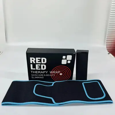 Kuaguo LED Kırmızı Işık Bel Kemeri Ev Kullanımı Taşınabilir Çok Fonksiyonlu Sıcak Kompres Fizyoterapı Pedi Isıtmalı Masaj Kırmızı Işık Fizyoterapı Bel Kemeri - 8