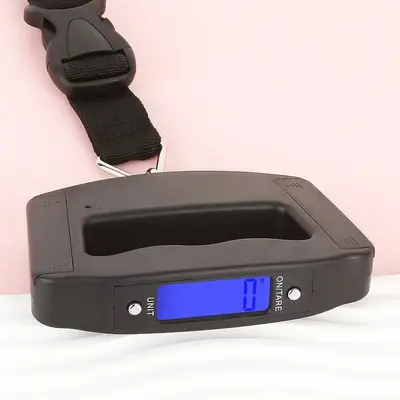 Sınır Ötesi Bestseller Taşınabilir Elektronik Kilo Tartısı Ev Tipi Bavul Tartısı Taşınabilir Askı Tartısı Ağız Şekilli Tartı - 4